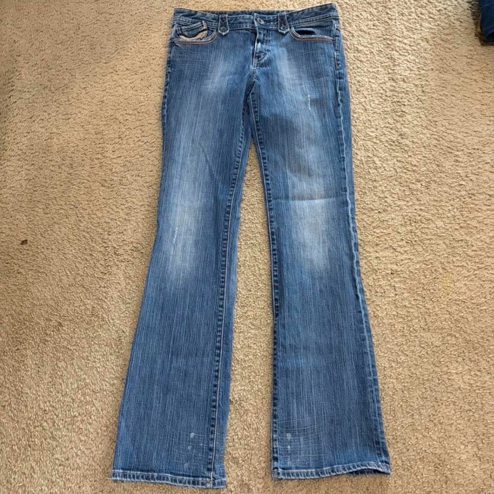 Armani Exchange Y2K Flare/Bootcut Blue Jeans